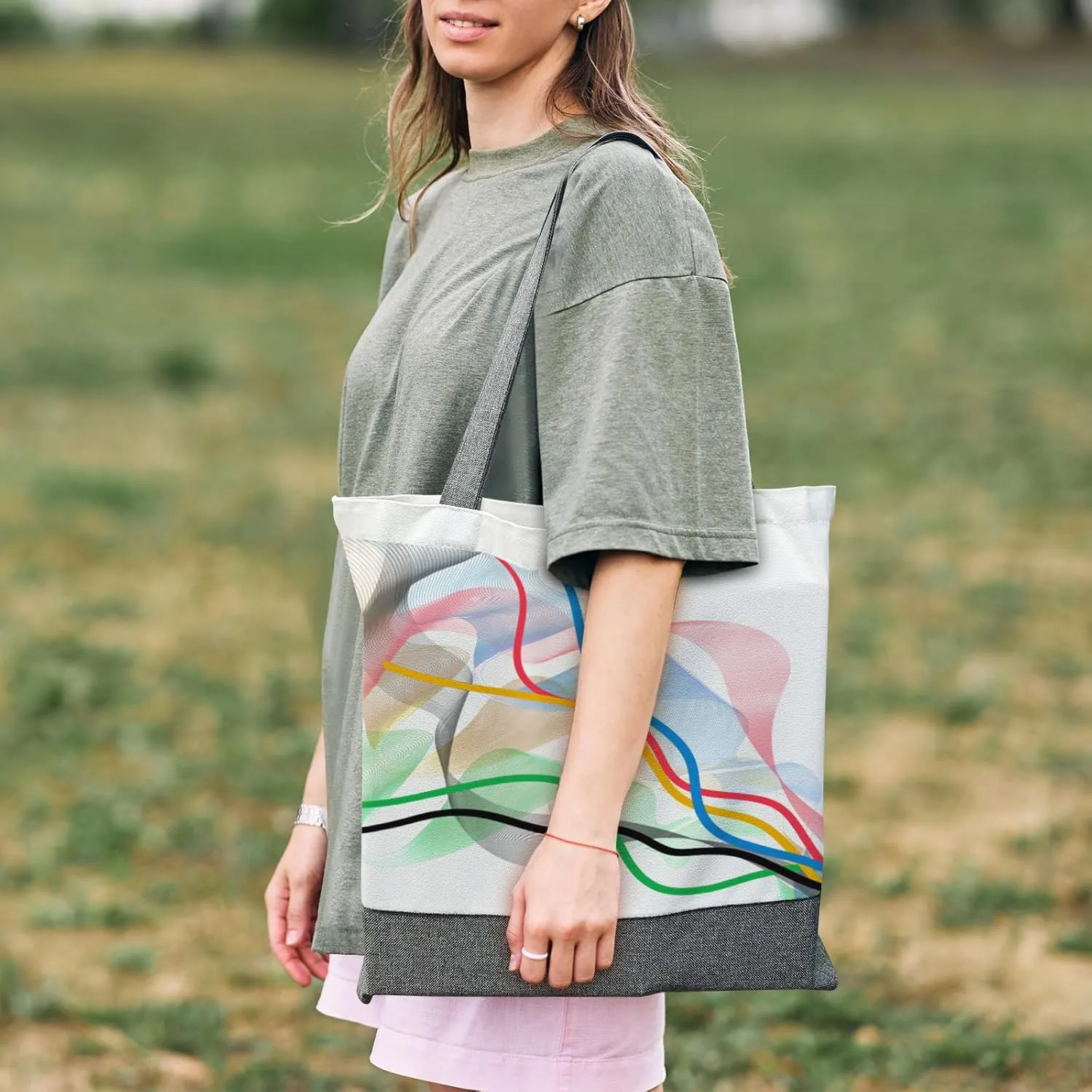 10 pcs Sublimation Tote Bags,polyester tote bags for sublimation, blank canvas tote bags for DIY Crafting and Decorating