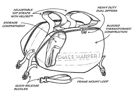 3100 Stealth Saddle Bags