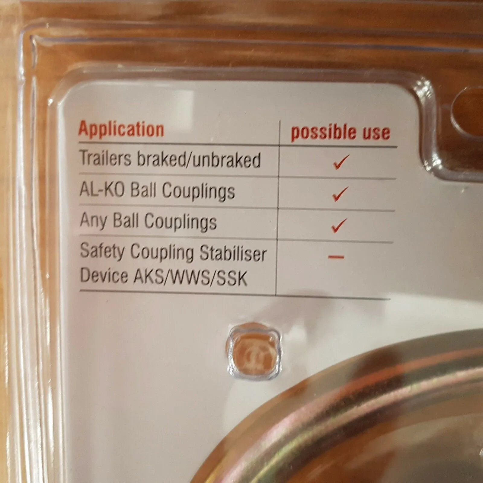 Alko Universal Coupling Hitch Lock Anti Theft
