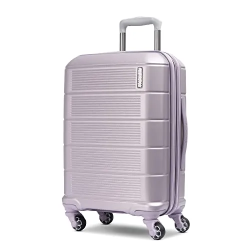American Tourister Stratum 2.0 Expandable Hardside Luggage, Purple Haze, Carry-on