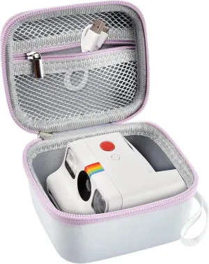 ANKHOH Case Compatible with Polaroid Go Generation 2 Gen 2/9035/9071/9070 Instant Print Camera, Film Cameras Storage with Mesh Pocket for Color Films, Stickers (Box Only)