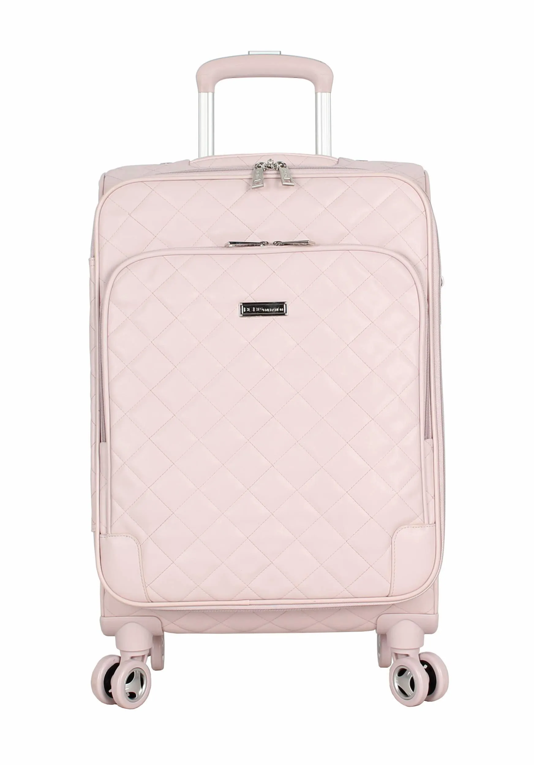 BCBGeneration Designer Carry-On Luggage with Spinner Wheels for Women, Expandable Softside 20 Inch Suitcase Lightweight Small Bag