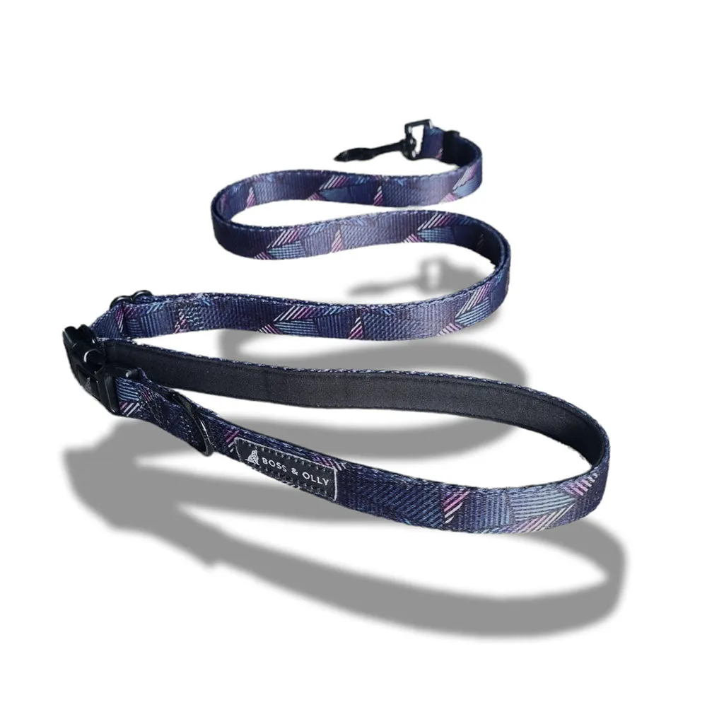 Boss & Olly Convertible Multi-Functional Dog Leash (Midnight Dreams)