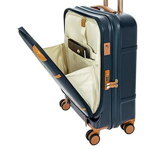 Bric's Bellagio 2.0 21" Spinner Trunk w/Pocket (Blue)