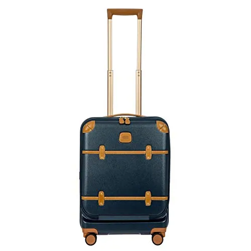 Bric's Bellagio 2.0 21" Spinner Trunk w/Pocket (Blue)