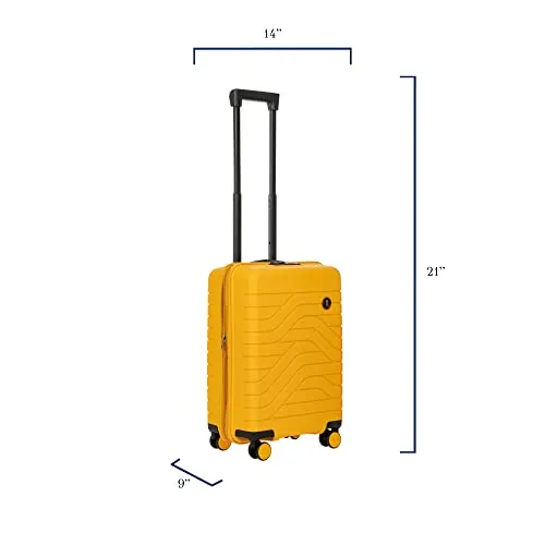 Bric's B|Y Ulisse Spinner Suitcase - 21 Inch Expandable Carry-On - Mango