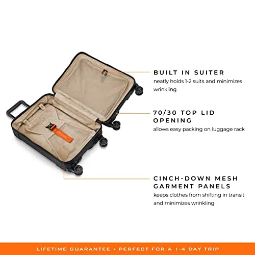 Briggs & Riley Torq Hardside Carry On Luggage with Spinner Wheels