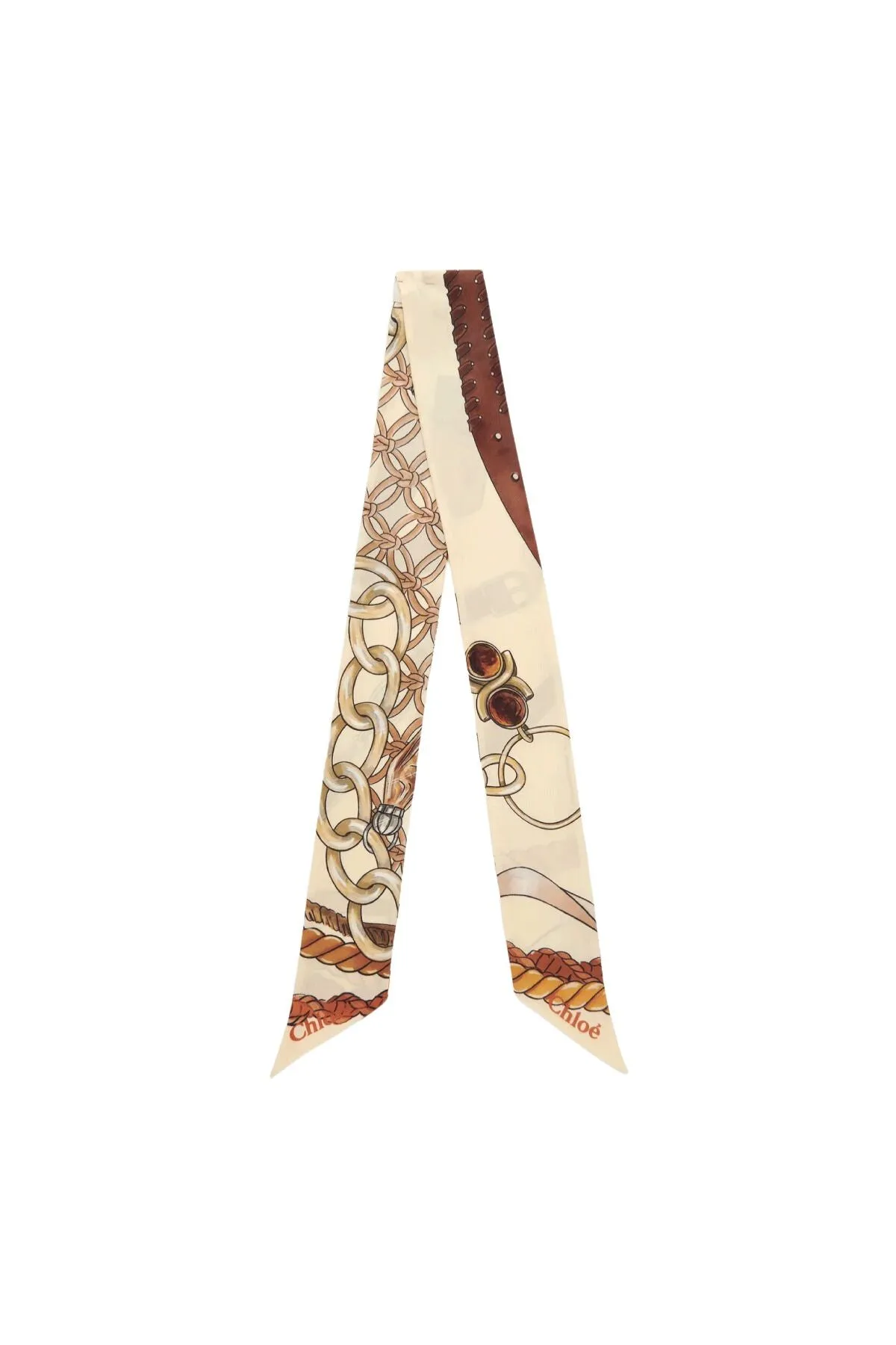 Chloé Bandeau Scarf - Quiet Beige