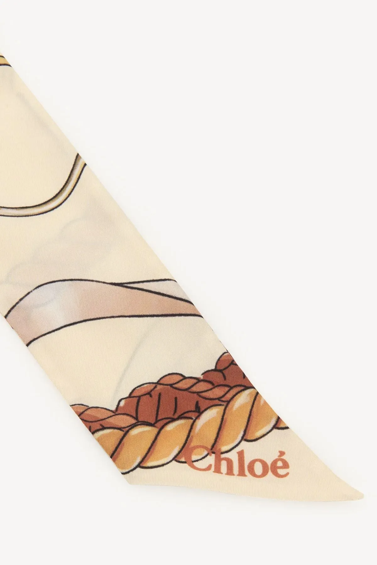 Chloé Bandeau Scarf - Quiet Beige
