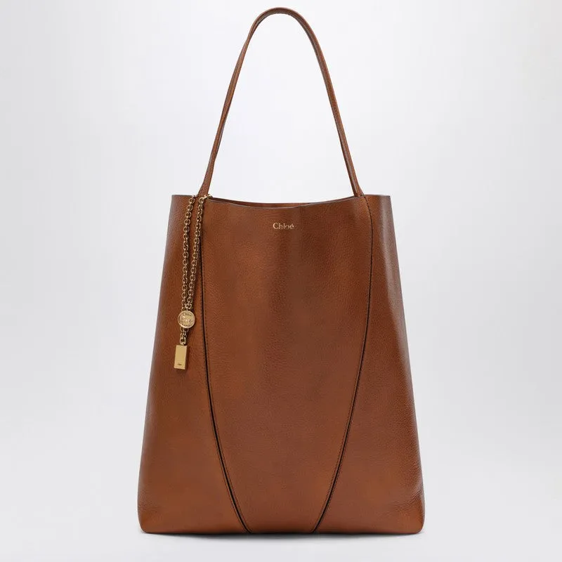 Chloé Chloé Spin Brown Large Tote Bag Women