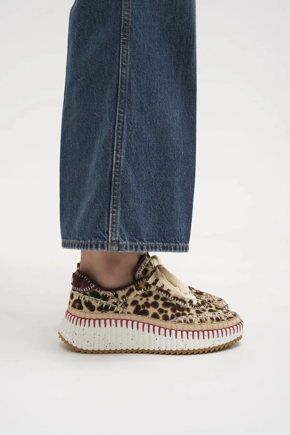 Chloé Nama Sneaker - Jungle Brown