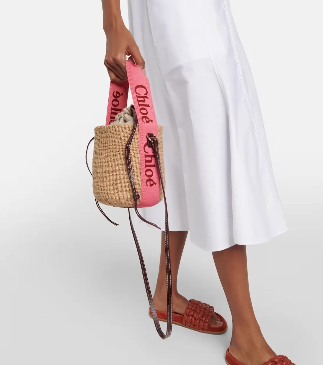 CHLOÉ SMALL WOODY BASKET BAG