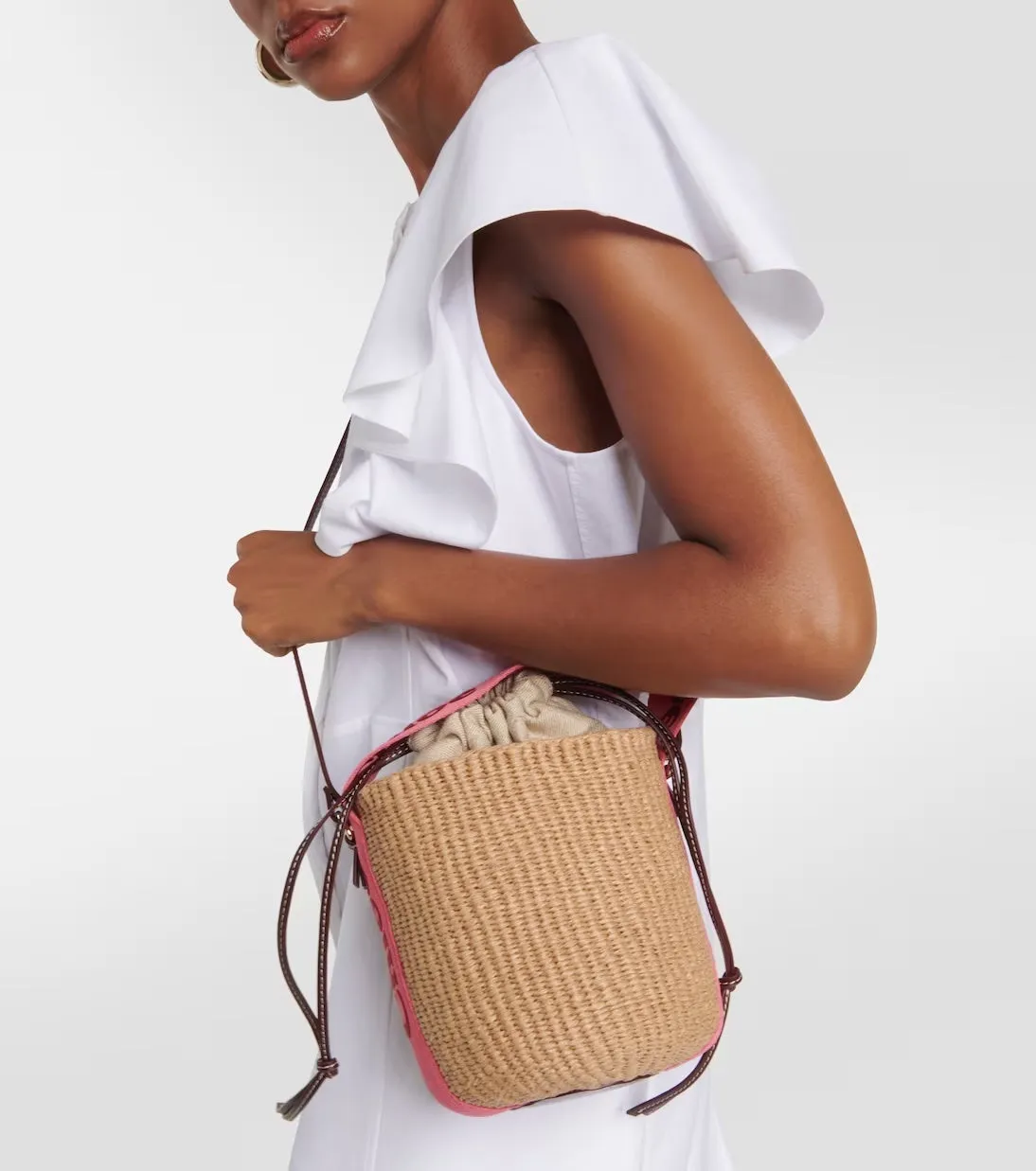 CHLOÉ SMALL WOODY BASKET BAG
