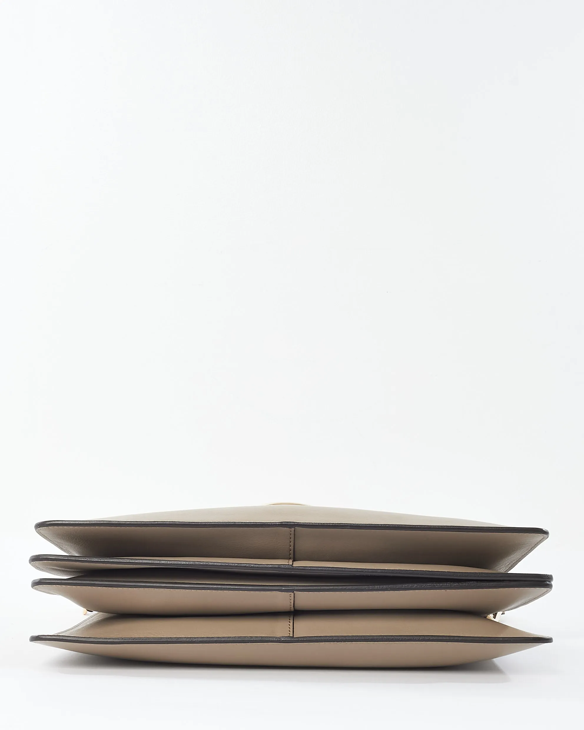 Chloé Taupe Suede & Leather Medium Faye Crossbody Bag