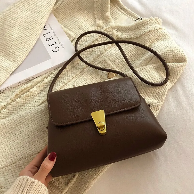 Christmas Gift Autumn/Winter Textured Bags 2021 New Women's Bags Fashion All-match Crossbody Bags Premium Hot-selling Square Bags Shoulder Bags