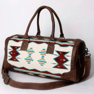Collect Moments Western Leather Weekender Duffel