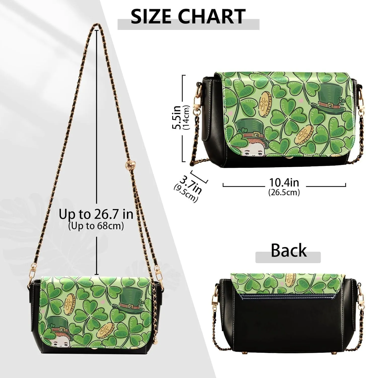 Crossbody Bags for Women Trendy Women's Black Shoulder Bag Small PU Leather Flap Cross Body Bag Handbags