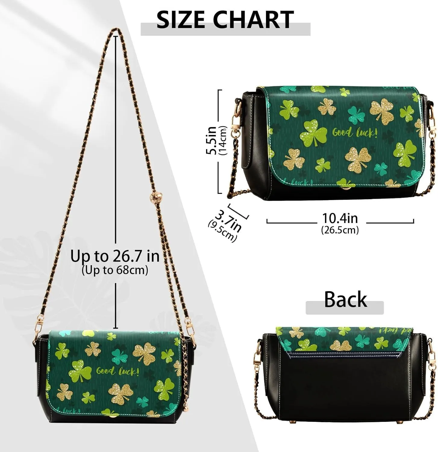 Crossbody Bags for Women Trendy Women's Black Shoulder Bag Small PU Leather Flap Cross Body Bag Handbags