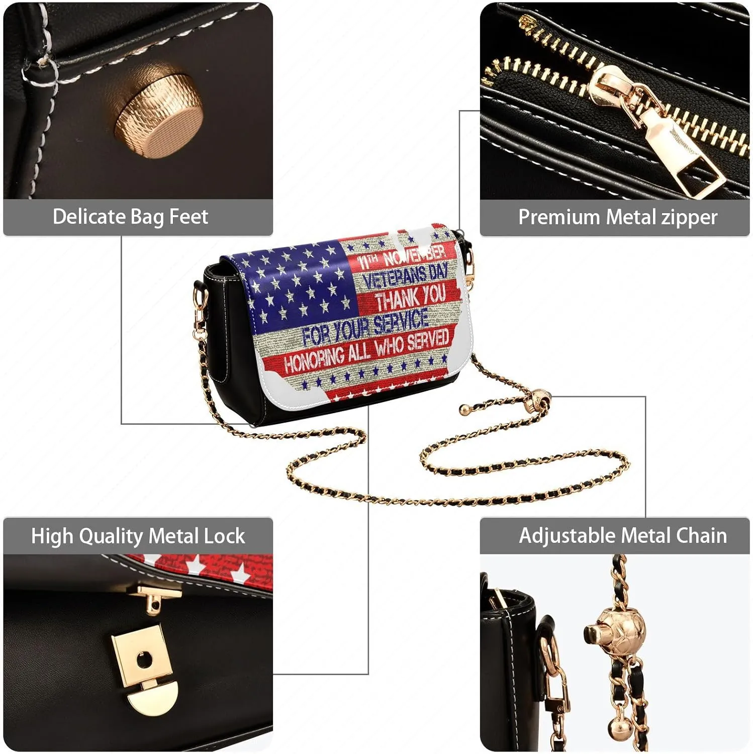 Crossbody Bags for Women Trendy Women's Black Shoulder Bag Small PU Leather Flap Cross Body Bag Handbags