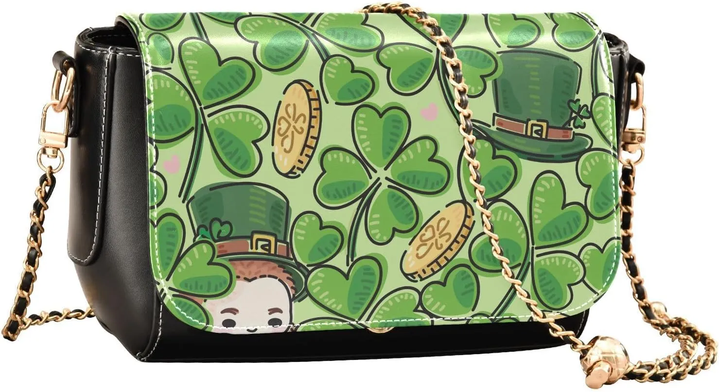 Crossbody Bags for Women Trendy Women's Black Shoulder Bag Small PU Leather Flap Cross Body Bag Handbags