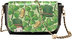 Crossbody Bags for Women Trendy Women's Black Shoulder Bag Small PU Leather Flap Cross Body Bag Handbags