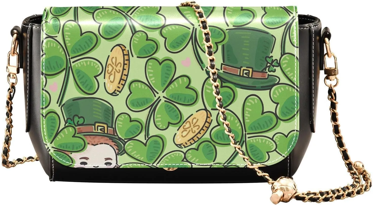 Crossbody Bags for Women Trendy Women's Black Shoulder Bag Small PU Leather Flap Cross Body Bag Handbags