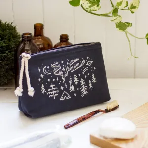 Danica Cosmetic and Toiletry Bag - Cotton Small Stay Wild Adventure