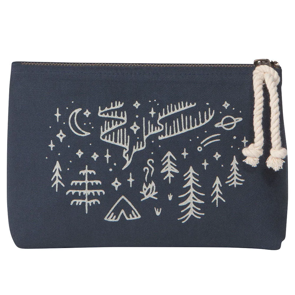 Danica Cosmetic and Toiletry Bag - Cotton Small Stay Wild Adventure