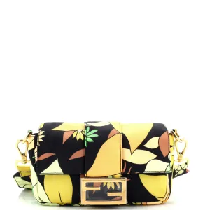 FENDI Baguette Convertible Belt Bag Printed Nylon Mini