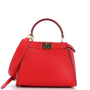FENDI Peekaboo Iconic Bag Leather Mini