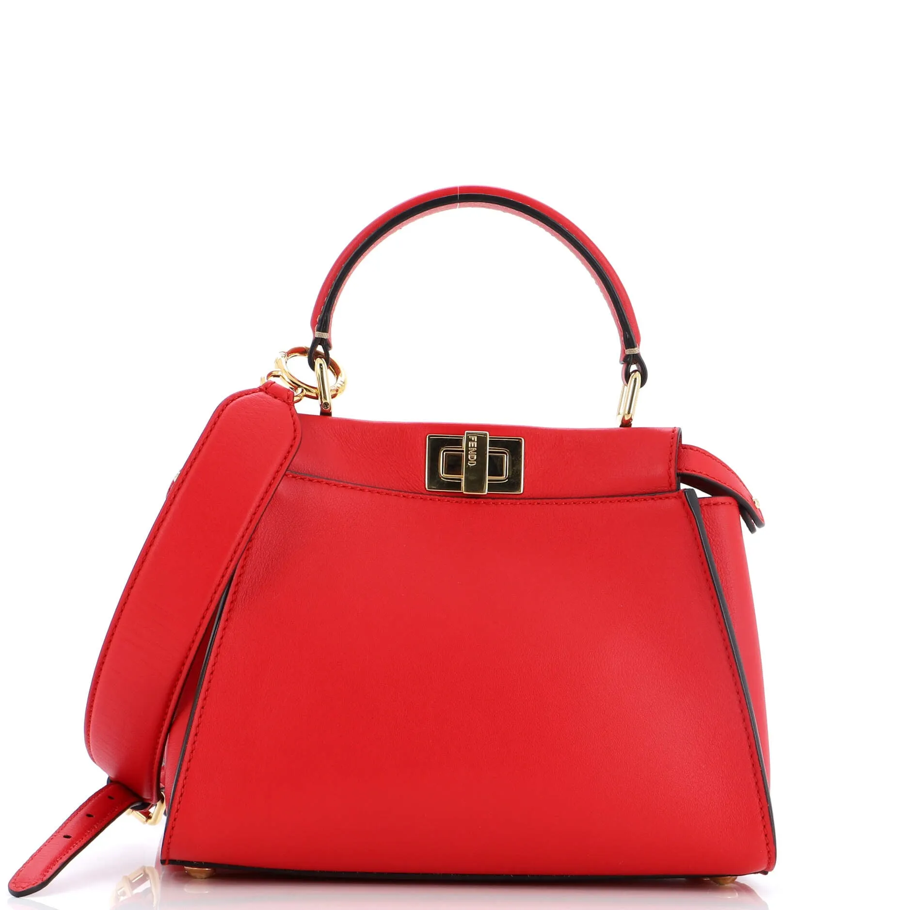 FENDI Peekaboo Iconic Bag Leather Mini