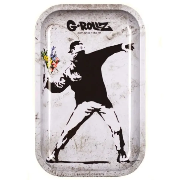G-Rollz - Banksy Alt Flower - Rolling Tray