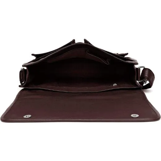 HARLOW Leather Messenger Bag for Men
