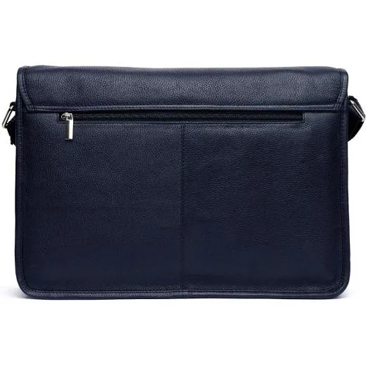 HARLOW Leather Messenger Bag for Men