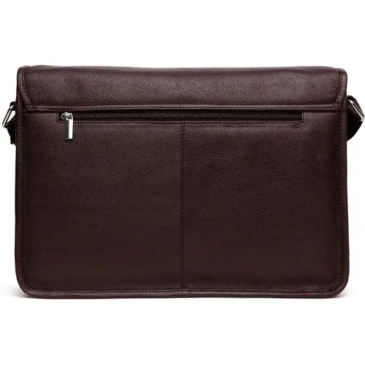 HARLOW Leather Messenger Bag for Men