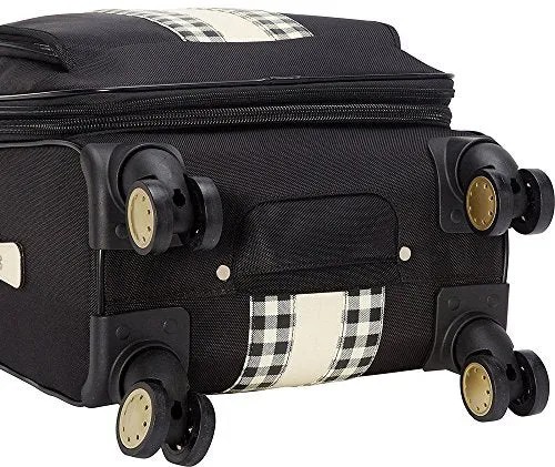 Isaac Mizrahi Baird Collection 20-Inch Carry-On Expandable Spinner Suitcase