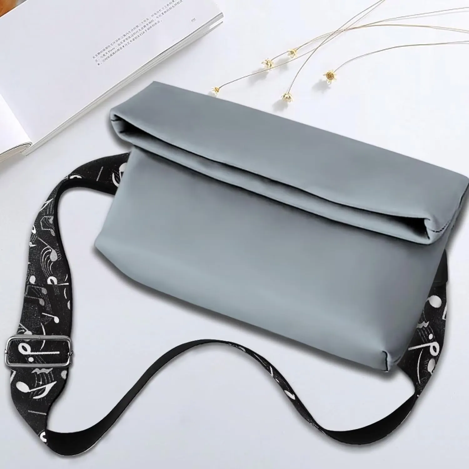 Jeiento Wide Purse Strap Wide Shoulder Strap Adjustable Replacement Belt Soft Guitar Shoulder Straps for Women Girls Gifts