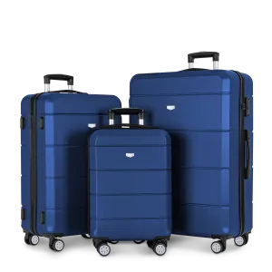 Jetset 3pc Suitcase Set in Blue