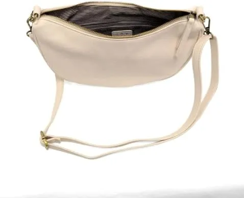 Joy Susan Women's Fashion Purse Miranda Crescent Crossbody Bag Hand Bag