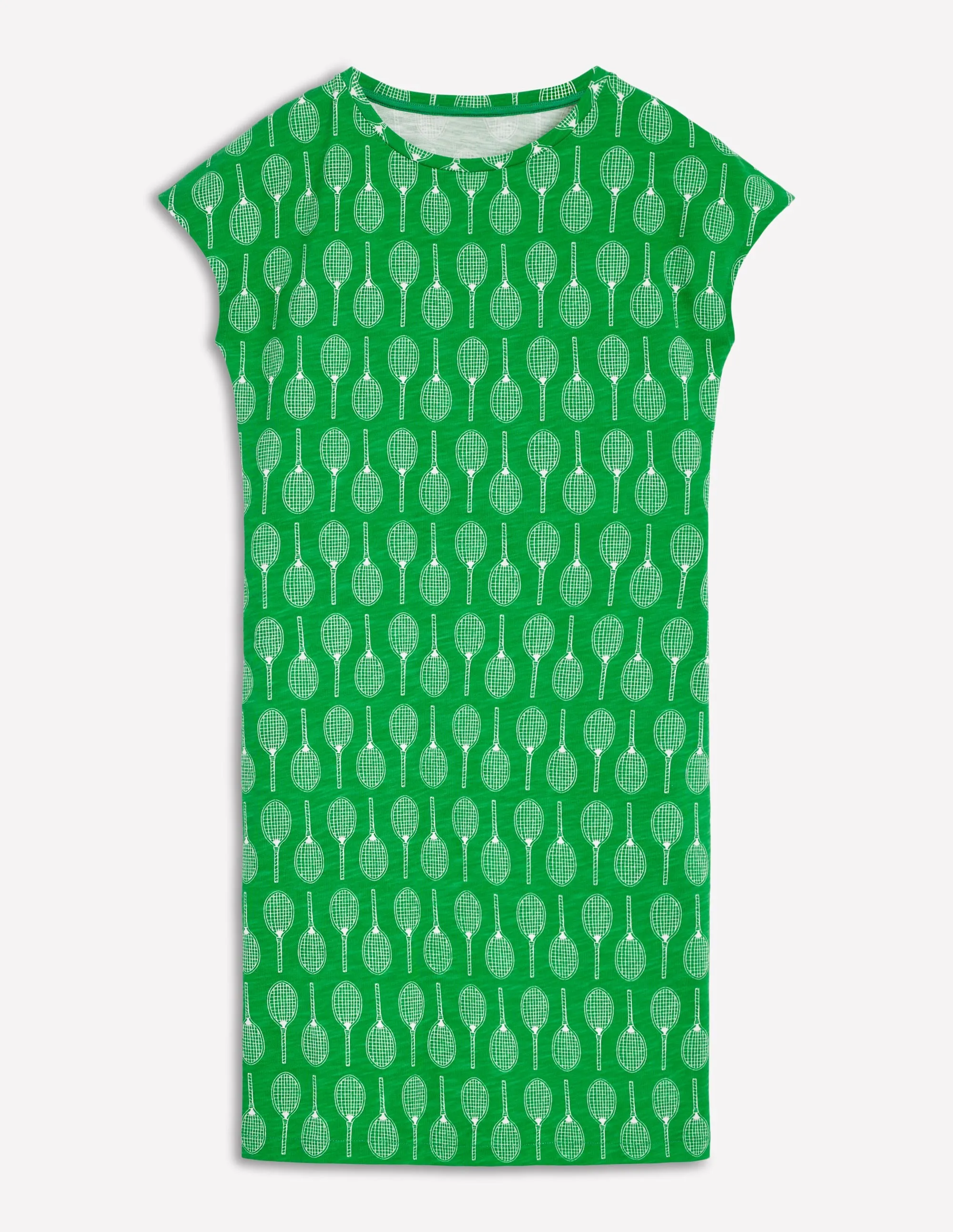 Leah Jersey T-shirt Dress-Rich Emerald, Tennis