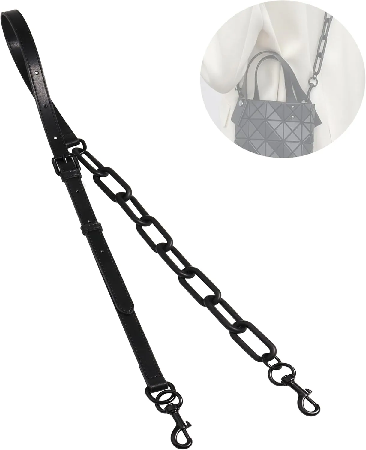 Leather Purse Strap Replacement Crossbody Resin Shoulder Strap Adjustable for Handbags Bag Strap for Shoulder Bag