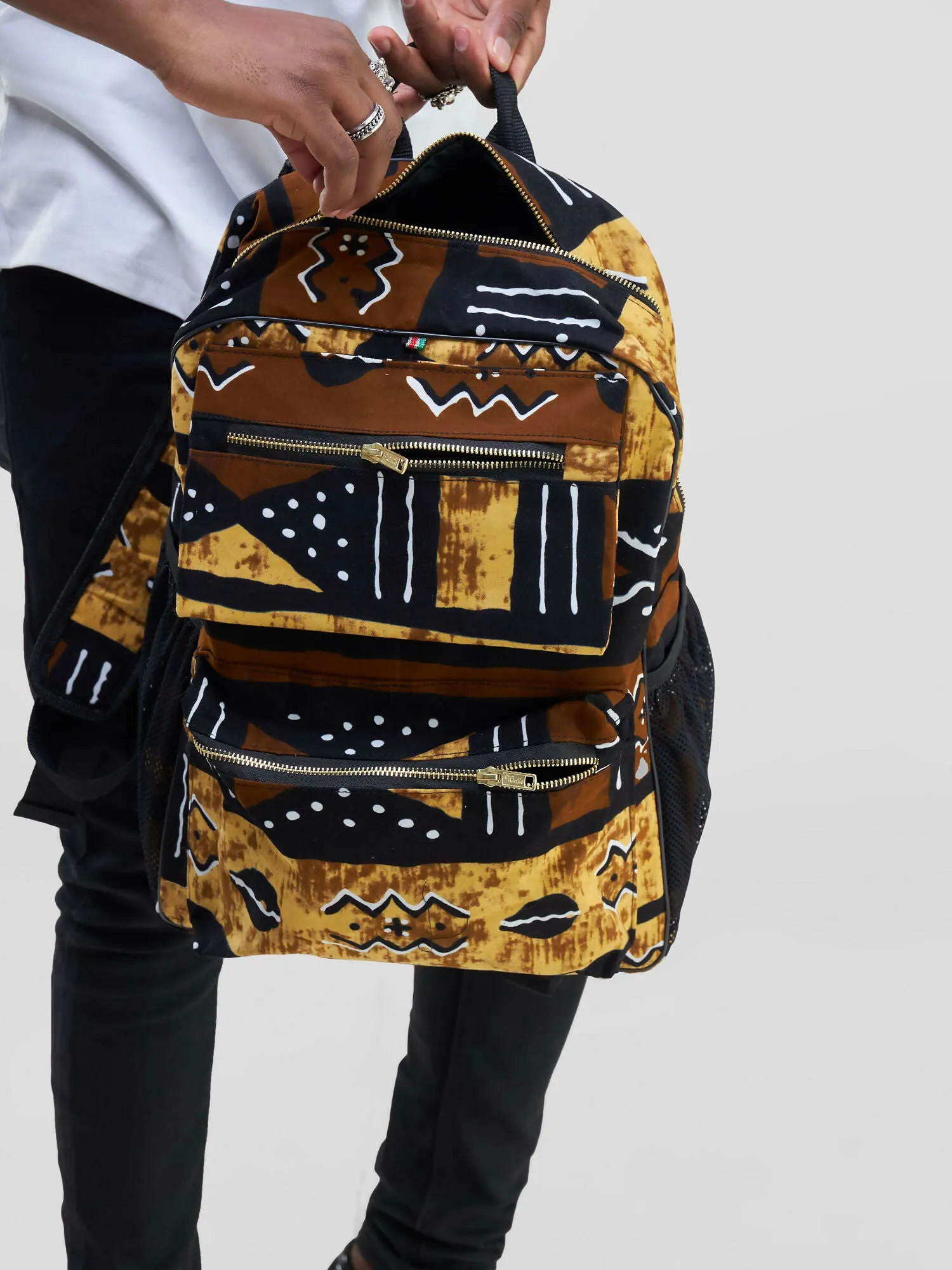Mina Tribal Sorokin Backpack Bag - Multicolored