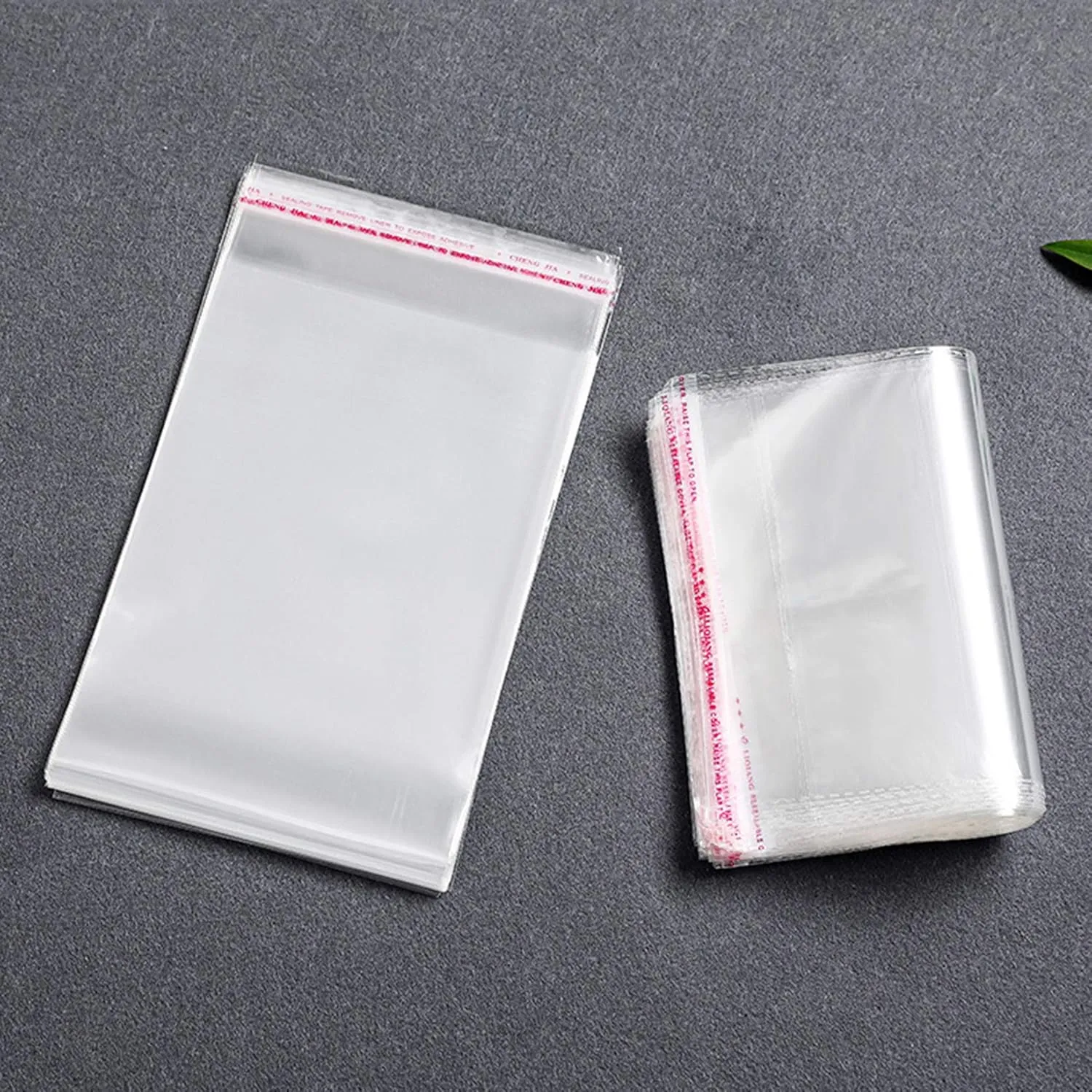 Morepack Self Sealing Cellophane Bags,3x5 Inches 200 Pcs Clear Cookie Bags Resealable Cellophane Bag for Packaging Cookies,Favors, Products,Candy