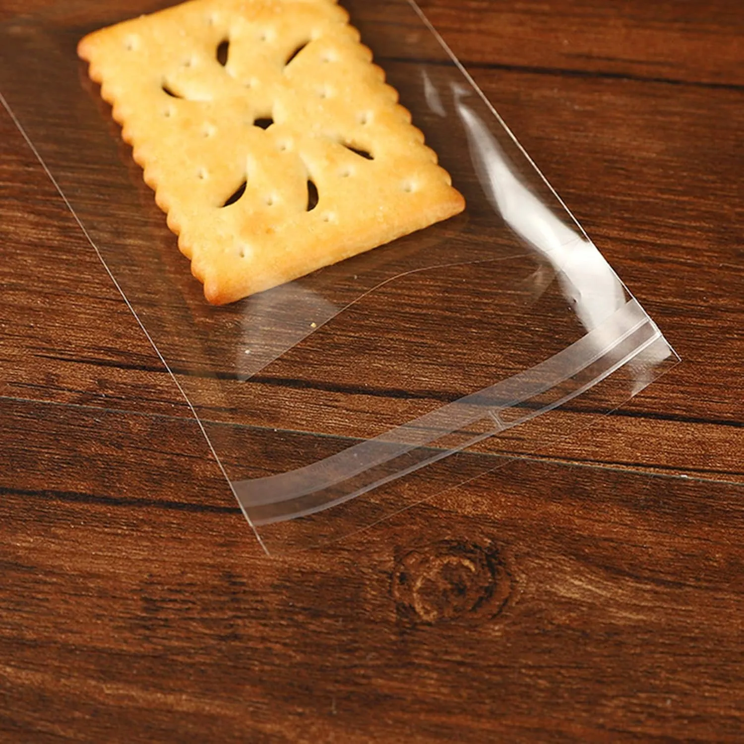 Morepack Self Sealing Cellophane Bags,3x5 Inches 200 Pcs Clear Cookie Bags Resealable Cellophane Bag for Packaging Cookies,Favors, Products,Candy