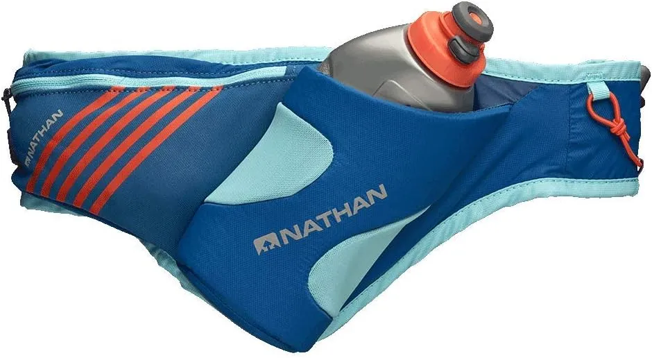 Nathan Peak Hydration Waist Pack with Storage Area & Run Flask 18oz  Running, Hiking, Camping, Cycling