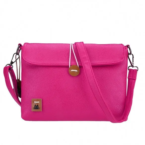 Newest Fashion Women Lady's Tote Clutch Handbag Portable Small Size Button Purse Shoulder Cross Bag