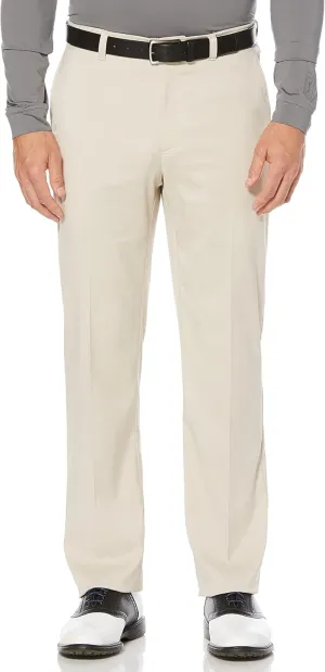 PGA TOUR Men's Flat Front Active Waistband Golf Pant with a Classic Fit, Moisture-Wicking and Sun Protection (Sizes 30-54)
