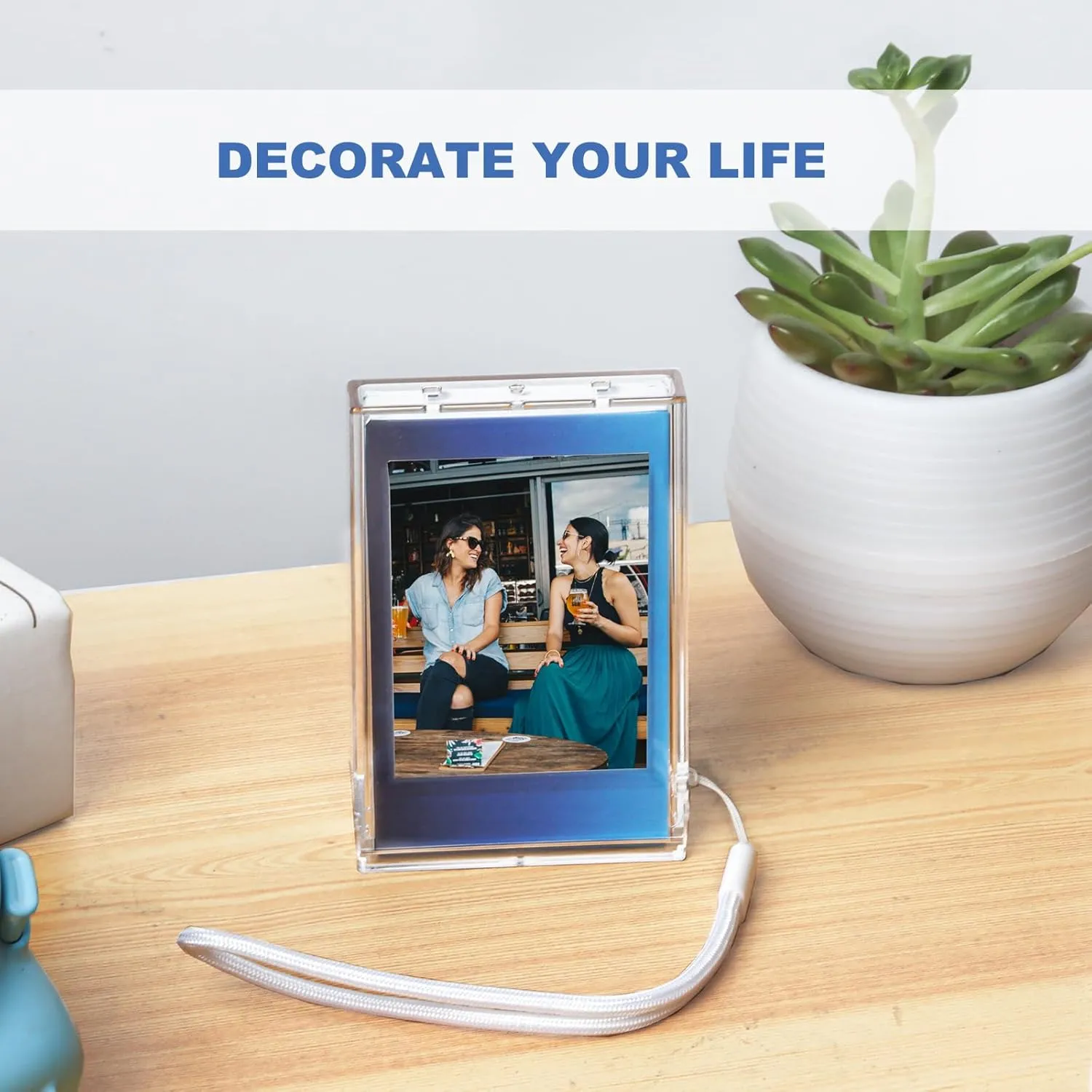 Picture Holder Storage Case for Fujifilm Instax Mini Film,3 inch Photo Pouch Instant Camera Film Accessories for Fujifilm Instax Mini EVO/40/90/12/11/9/8/7/7 /7s ect (2, Transparent)