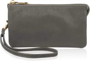 RIAH FASHION Convertible Faux Leather Wallet Purse Clutch - Mini Handbag Detachable Chain Crossbody Strap Phone Holder
