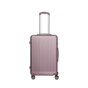 Slimbridge Luggage Suitcase Trolley Rose gold 3pc 20" 24" 28"
